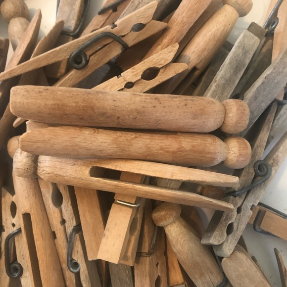 Vintage Accents Clothes Pin Holder Of Dress Shirt Simplicity